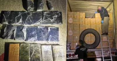 Aseguran 16 kilos de fentanilo en cajas de huevo