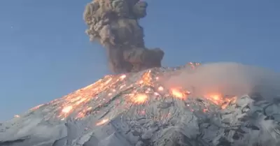 Explosin de Popocatpetl 11 de mayo 2023.