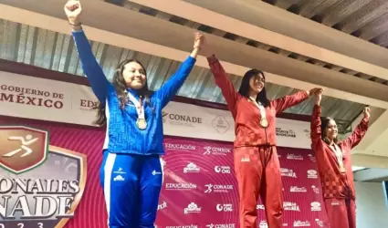 Mar Valdez Tern, campeona nacional de tiro deportivo