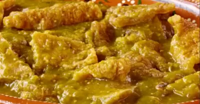 Chicharrn en salsa verde