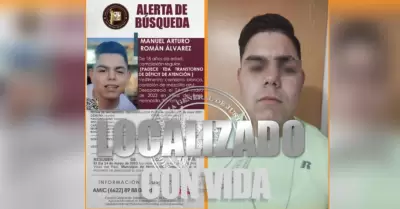 Localizan a joven reportado como desaparecido