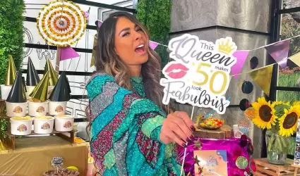 Galilea Montijo cumple 50 aos.