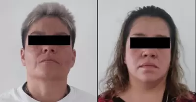 Las dos mujeres que fueron denunciadas por vigilantes del panten cuando profana