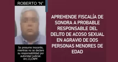 La detencin de Roberto "N." fue este lunes 5 de junio, en la colonia Francisco