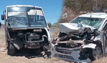 Accidente en carretera a Kino