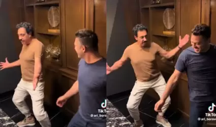 Baile viral de Omar Fayad y Ari Borovoy