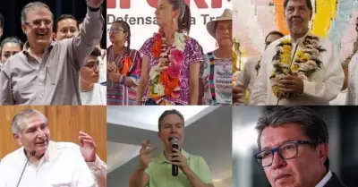 As� fue el primer d�a de giras de las corcholatas rumbo a 2024