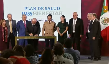 Suscriben convenio de transferencia de recursos al IMSS Bienestar