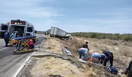 Accidente en el Libramiento Hermosillo