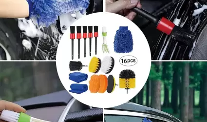 kit para limpiar auto