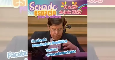 Senado destaca actividades culturales del 19 al 23 de junio