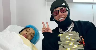 Tekashi 6ix9ine sorprendi a Yailin "La ms viral" con lujosos regalos.