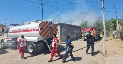 Incendio de viviendas en La Matanza