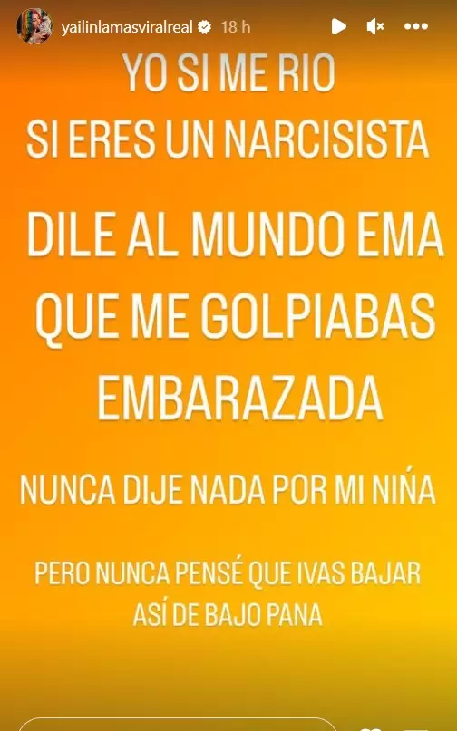 Yailin acusa a Anuel de violencia.