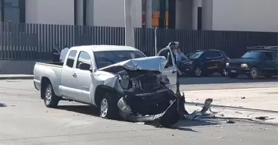 Choque en la colonia San Benito