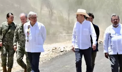 AMLO realiza supervisin de obras en Sonora