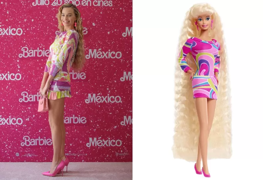 Margot Robbie y su estilista han recreado varios looks de Barbie.