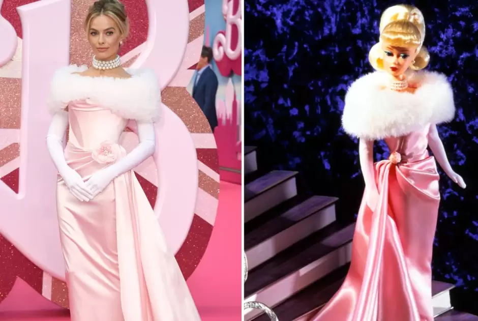 Margot Robbie y su estilista han recreado varios looks de Barbie.