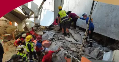 Derrumbe del techo del Colegio "Antonio Repiso" en Ciudad Victoria, Tamaulipas