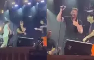 Hijos de Ricky Martin lo sorprenden al subir al escenario