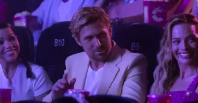 Margot Robbie, Ryan Gosling y America Ferrera grabaron un comercial en tiempo r