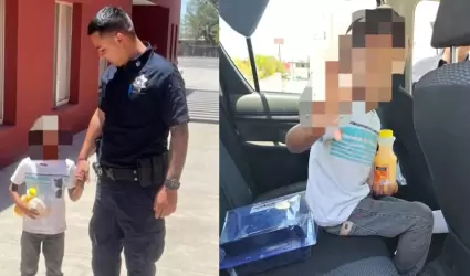 Rescatan a ni�o abandonado en una vivienda