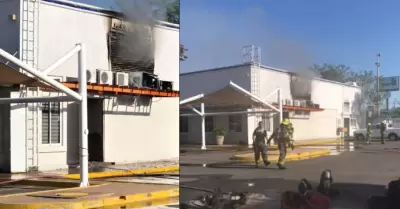 Incendio en restaurante El Faralln