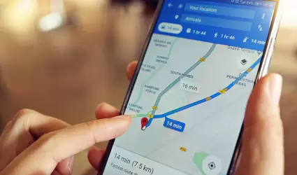 Google Maps en smartphone