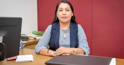 Gricelda Barrn Alcntar, encargada del mdulo de Profeco en Navojoa.