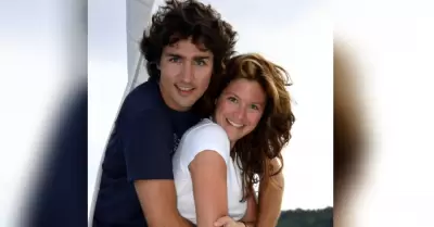 Justin Trudeau y Sophie Grgoire