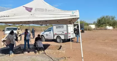 Hallan restos humanos calcinados en Vcam