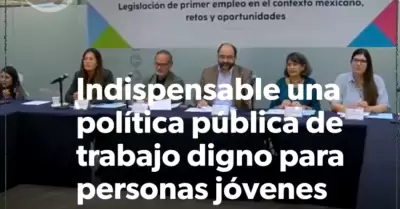 Indispensable poltica pblica de trabajo digno para jvenes: Senado