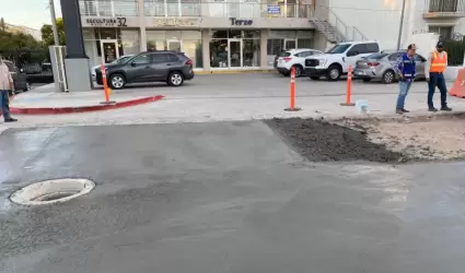 Trabajan en la ltima etapa de obra de rehabilitacin en el bulevar Colosio