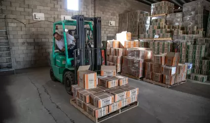 Distribuci�n de los libros de texto gratuitos