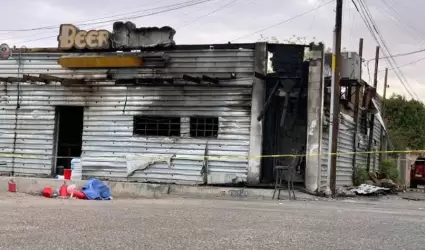 Incendio en bar Beer House de San Luis Ro Colorado