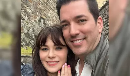 Zooey Deschanel y Jonathan Scott iniciaron su romance en 2019.