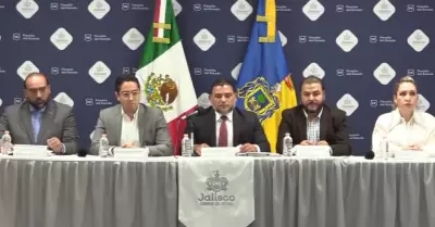 Conferencia de prensa de la Fiscala de Jalisco