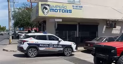 Robo de efectivo en casa de empeo