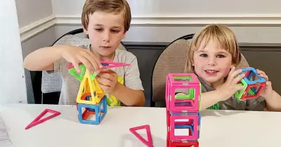 Juguetes magnticos para estimular el aprendizaje de los nios.