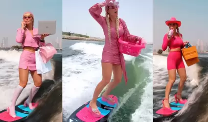 "Barbie Dubi" se vuelve viral por sus increbles habilidades de surf