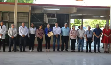 Ceremonia de regreso a clases en Navojoa