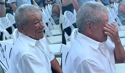 Abuelito asiste por primera vez a un concierto