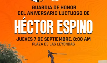 guardia de honor 26 aniversario luctuoso hector espino