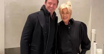 Hugh Jackman y Deborra-Lee Furness