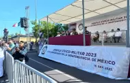Gobernador atestigua desfile cívico-militar por aniversario de la Independencia