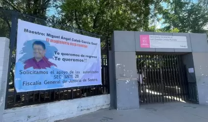 Miguel Ángel Caleb desapareció en Hermosillo el pasado 4 de septiembre.