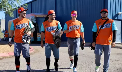 Entrenamientos de Naranjeros de Hermosillo