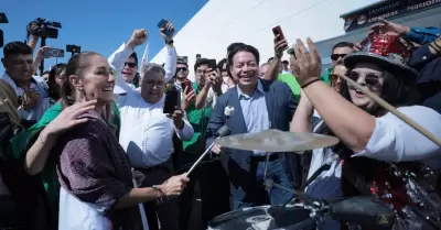 Llegada de Sheinbaum al aeropuerto de Hermosillo