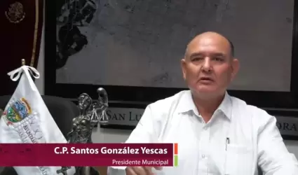 Santos Gonzlez Yescas, alcalde San Luis Ro Colorado.