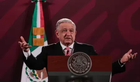 El Presidente Andrés Manuel López Obrador en su conferencia